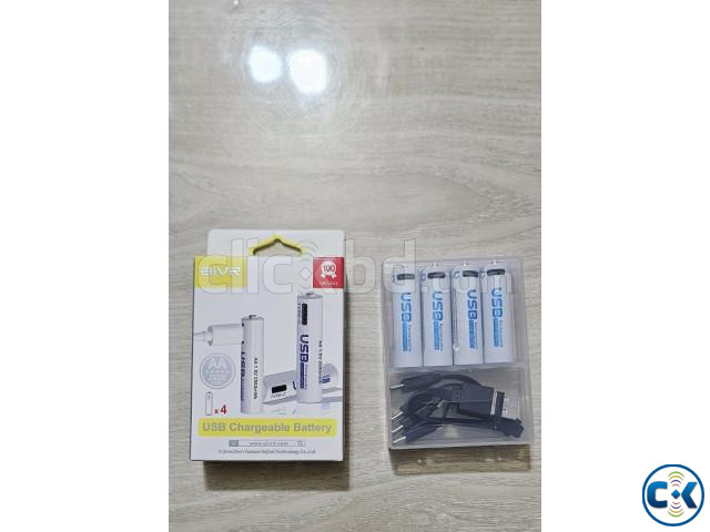 AiVR AA Rechargeable Battery 2550mAh Charger Battery 4pc | ClickBD image 2