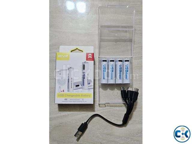 AiVR AA Rechargeable Battery 2550mAh Charger Battery 4pc | ClickBD image 5