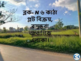 ব্লক- N ৬ কাঠা প্লট বিক্রয় বসুন্ধরা আবাসিক এলাকা।