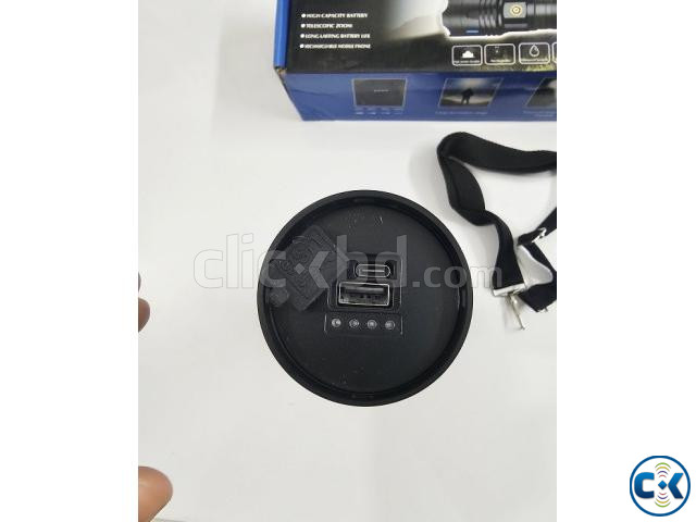 S16 Big Super Bright Flashlight 15000mAh Battery Zoom Light large image 3