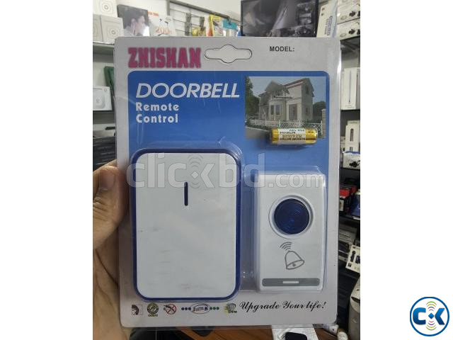 AR83 Wireless Doorbell Chime With Sound LED Flash large image 1
