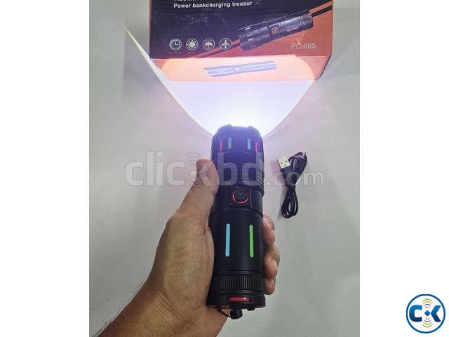 PC558 Heavy Duty Aluminium Alloy Super Bright Flashlight Zoo large image 4
