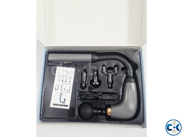 U Shaped Deep Massage Gun Extension Handle Body Massager large image 3
