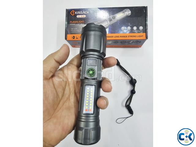 Kinsach KS-838 High Power LED Flashlight COB Light large image 2