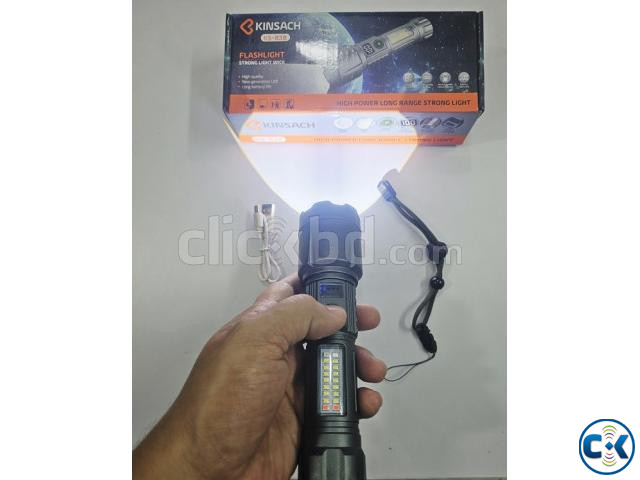 Kinsach KS-838 High Power LED Flashlight COB Light large image 3