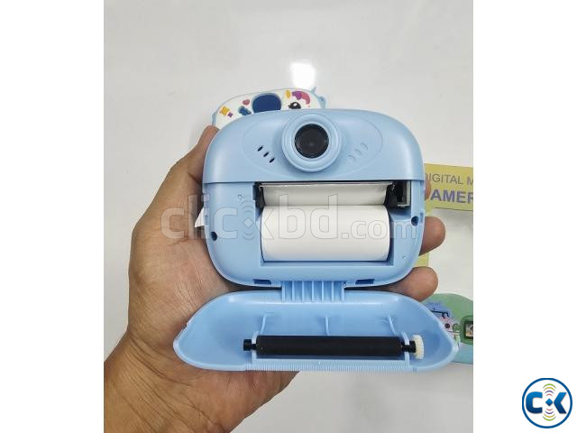 Y800 Kids Print Camera With Silicon Cover Blue large image 4