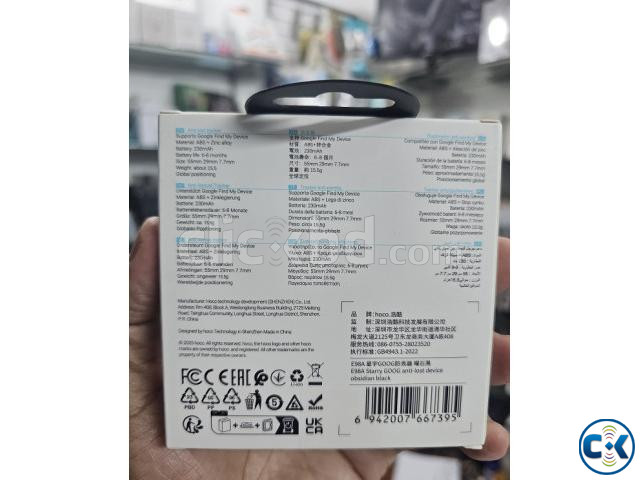 Hoco E98A Loshall Ring Smart Airtag GPS Tracker large image 1