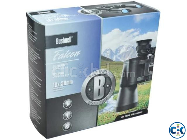 Bushnell Falcon 10x50 Wide Angle Binoculars Black large image 1
