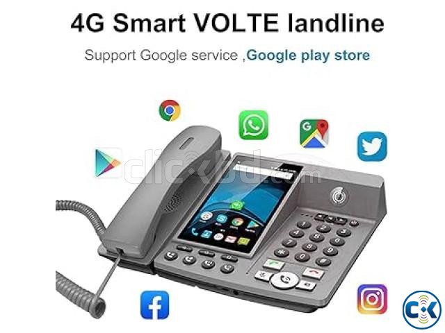 Android Sim Supported GSM Desk Phone Touch Screen Display 2G large image 2