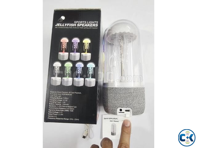 Jellyfish Portable Bluetooth Speaker And RGB Light large image 2