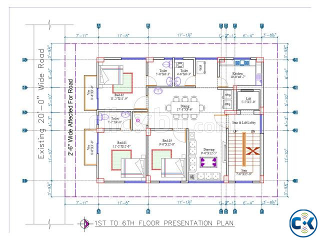 AFTABNAGAR READY FLATS AT 1470 SFT SALE large image 1