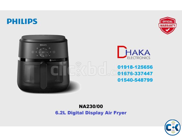Philips 6.2L NA230 Digital Display Air Fryer large image 1