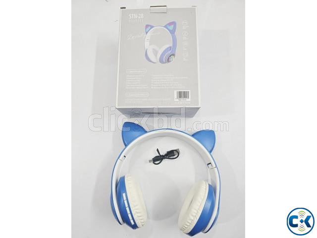 SNT28 Wireless Bluetooth Headphone With Mic Light large image 1