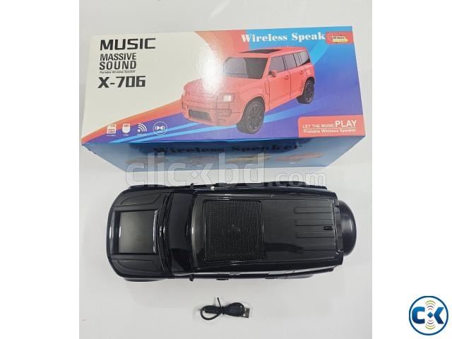 X706 Car Bluetooth Speaker With FM Radio Massive Sound large image 1