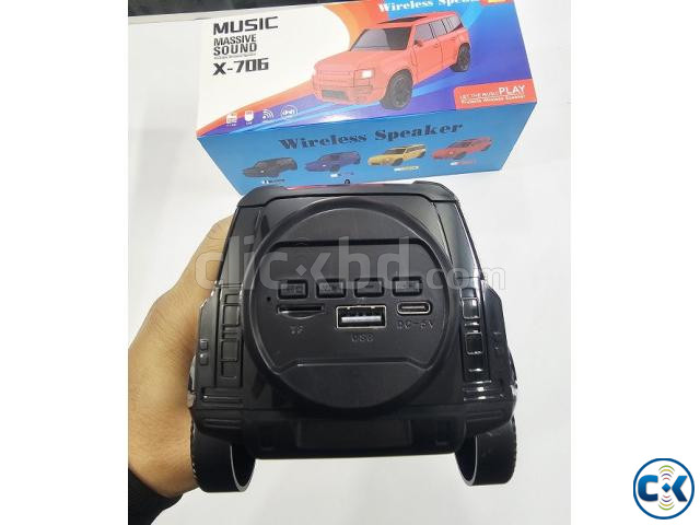 X706 Car Bluetooth Speaker With FM Radio Massive Sound large image 4