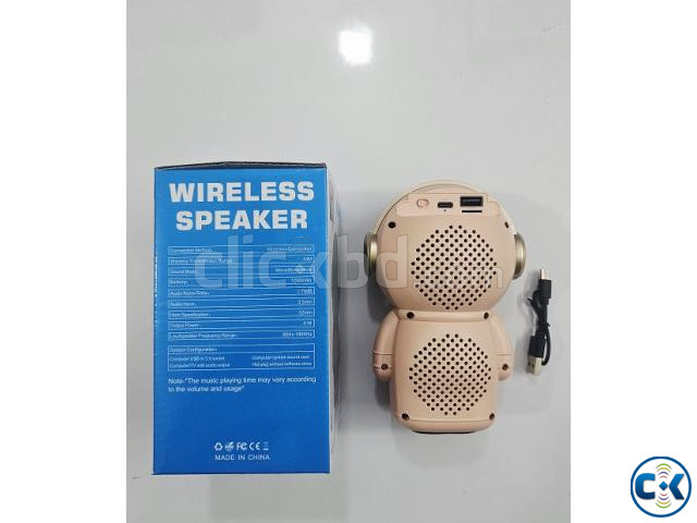 X808 Bluetooth Speaker With FM Radio Pink large image 2