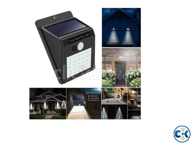 Solar Powered Motion Sensor Outdoor Light 30 LED Waterproof large image 4