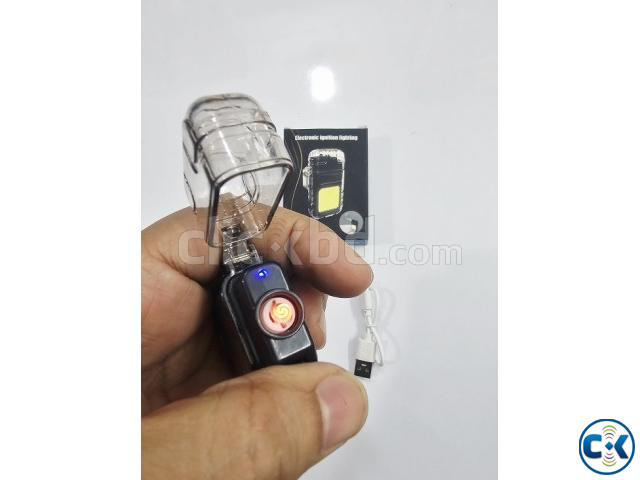 Eletric Lighter With COB Flashlight large image 2
