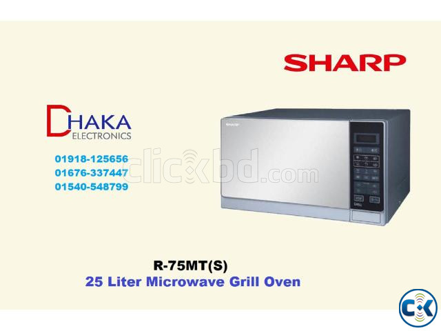 Sharp 25L R-75MT S Grill Microwave Oven large image 1