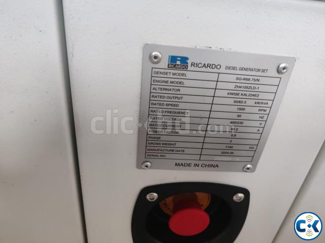 Ricardo 62.5 KVA Diesel Generator 50KW 3-Phase large image 2