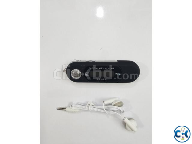 M11 USB Charge MP3 Music Player FM Radio Black large image 2