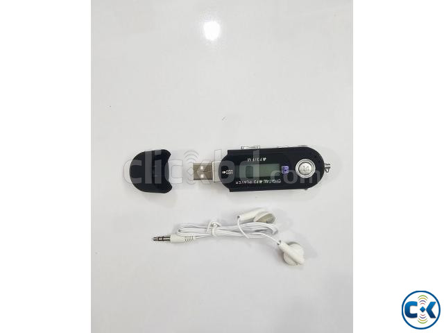 M11 USB Charge MP3 Music Player FM Radio Black large image 3