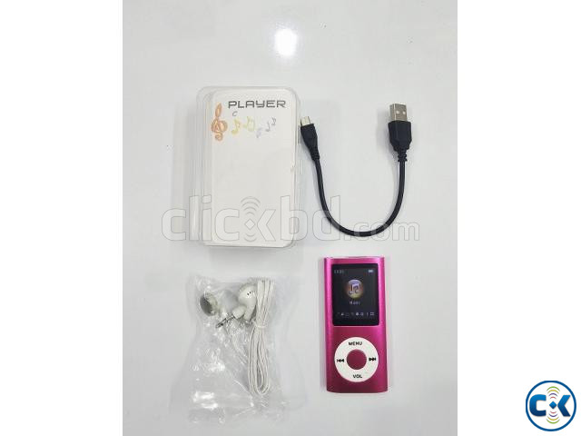 AR18 Bluetooth Mp4 Music Player FM Radio Pink large image 1