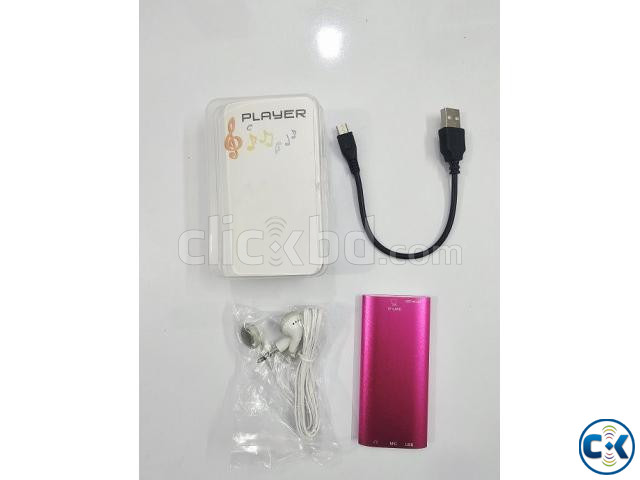 AR18 Bluetooth Mp4 Music Player FM Radio Pink large image 2