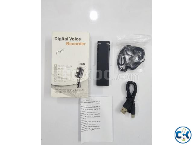 R11 Digital Voice Recorder 8GB Finger Lock Touch Button Meta large image 1