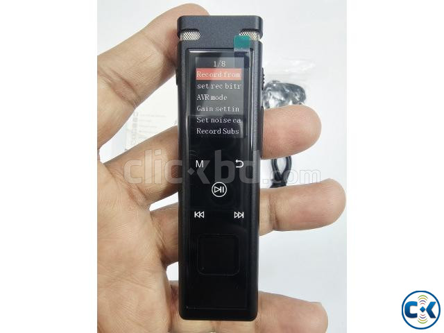 R11 Digital Voice Recorder 8GB Finger Lock Touch Button Meta large image 4