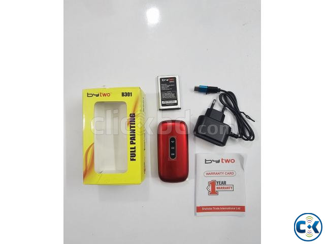 Bytwo B301 folding Phone Magic Voice Red large image 1