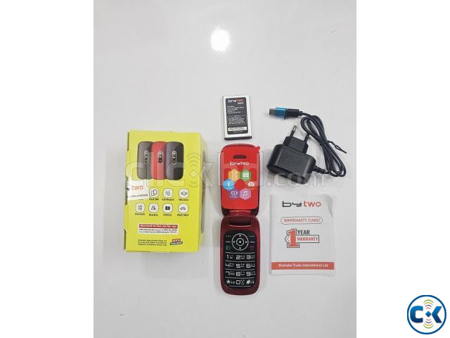 Bytwo B301 folding Phone Magic Voice Red large image 2