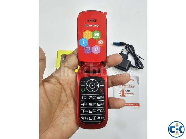Bytwo B301 folding Phone Magic Voice Red large image 4