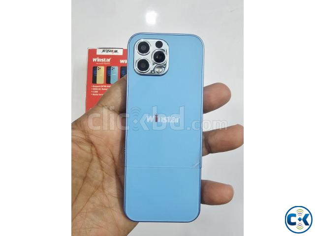 Winstar W90 Button Phone Four Sim Blue large image 3