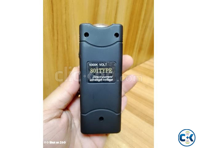 Rechargeable Heavy Duty Mini Compact Stun Guns Flash Light large image 1