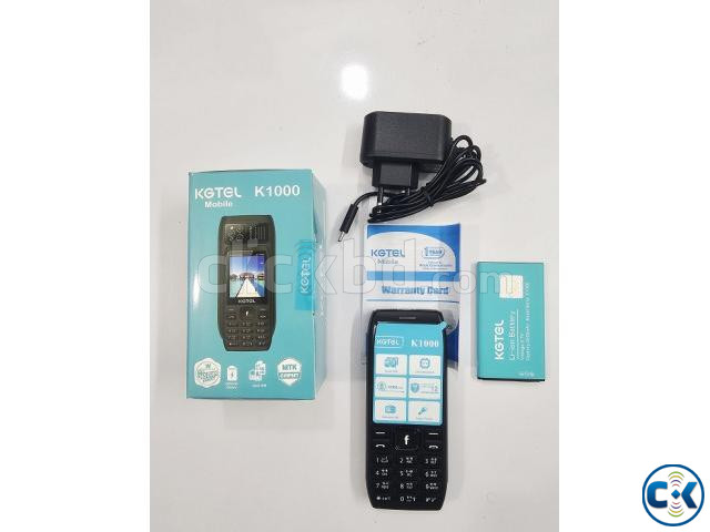 KGTEL K1000 Phone Four Sim 2500mAh Black large image 1