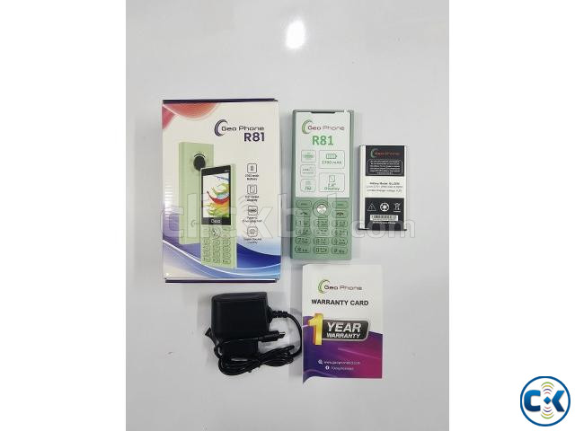 Geo R81 Button Phone Dual Sim Green large image 1