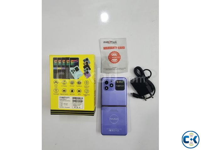 Maximum MB10 Diamond Folding Phone Purpel large image 1