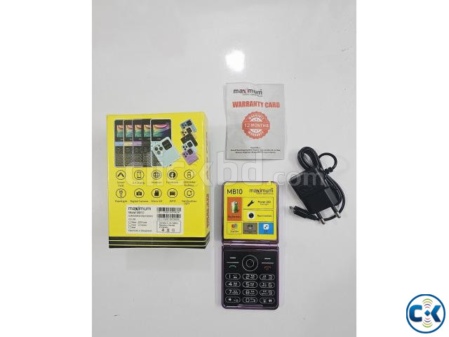 Maximum MB10 Diamond Folding Phone Purpel large image 2