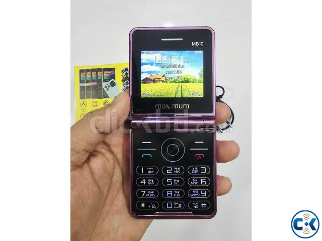 Maximum MB10 Diamond Folding Phone Purpel large image 3