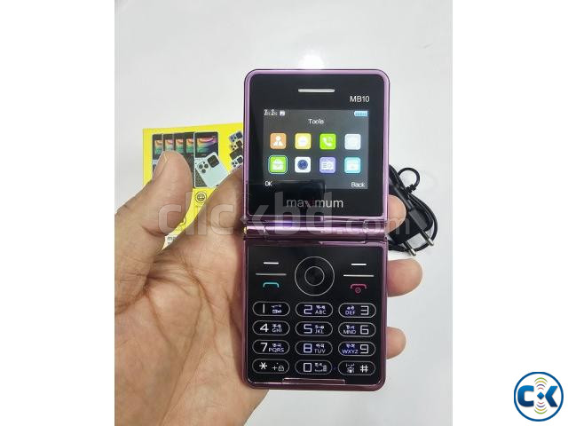 Maximum MB10 Diamond Folding Phone Purpel large image 4