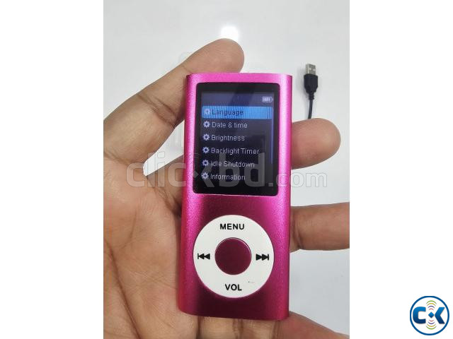 AR18 Bluetooth Mp4 Music Player FM Radio Pink large image 3