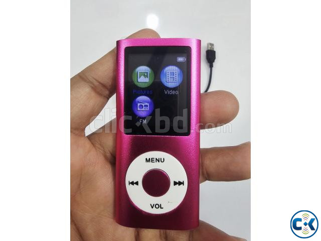 AR18 Bluetooth Mp4 Music Player FM Radio Pink large image 4