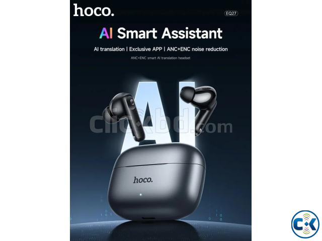 Hoco EQ-27 Fun AI Translation Earbuds ANC ENC Noise Reduct large image 2