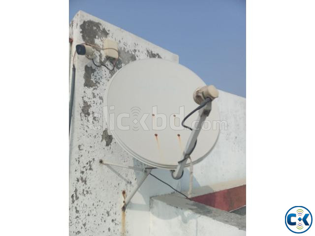 Akash Dish with LNB ভালো কন্ডিশন large image 2