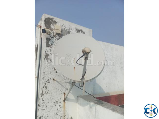 Akash Dish with LNB ভালো কন্ডিশন large image 3