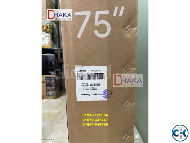 Haier 75 inch H75M80FUX Mini LED 4K Google TV Official large image 1