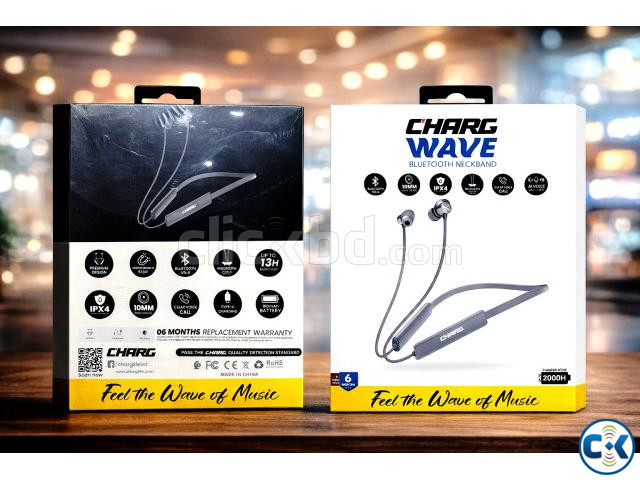 CHARG Wireless Neckband Feel the Wave of Music large image 1