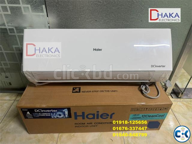 Haier 1 Ton Inverter Pro Split AC HSU-12CleanCool Official large image 1