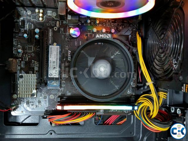 AMD Ryzen 5 3400G Desktop PC - MSI B450M-A large image 1